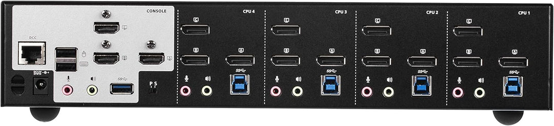 Aten CS1964 4-Port USB3.0 DisplayPort, Schwarz