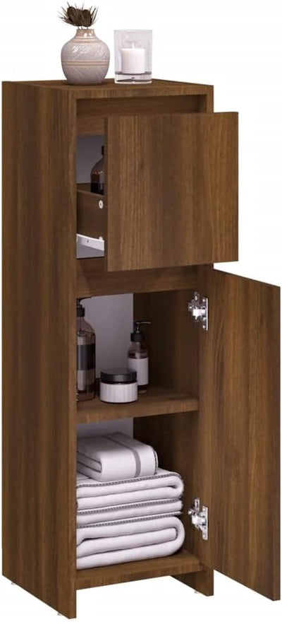 homiuse 30x30x95 cm Badezimmerschrank Waschbeckenunterschrank Badezimmer Möbel Badschrank Baduntersc