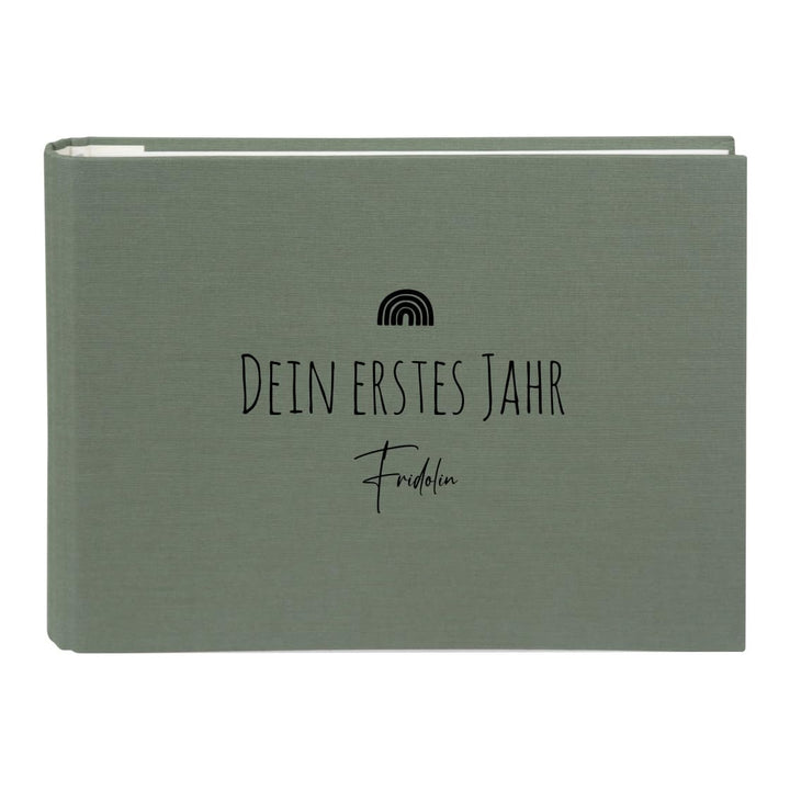 minimutz Babyalbum Mein erstes Jahr - Personalisiert mit Name - Fotoalbum Fotobuch Baby zum selbstge