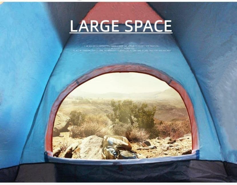 Wurfzelt 2 Personen Wasserdicht, Automatisches Pop Up Zelt 2 Personen, Winddicht Campingzelt, Ultral