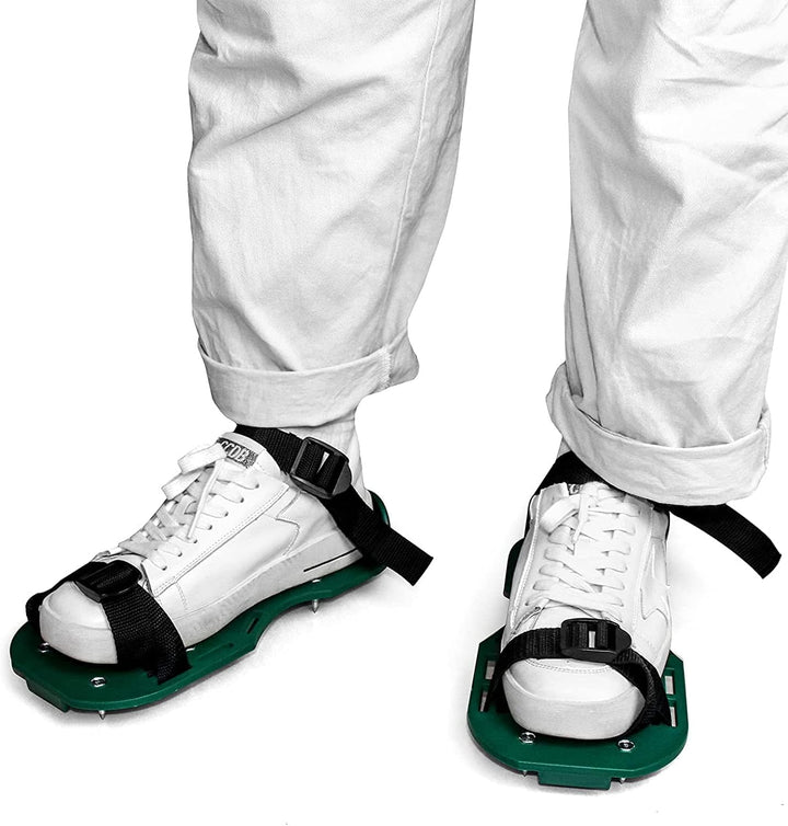 Itian Rasen-Belüfter-Schuhe Hochleistungs-Spiked Sandalen-Metallwölbungen und 3 Riemen für Belüften