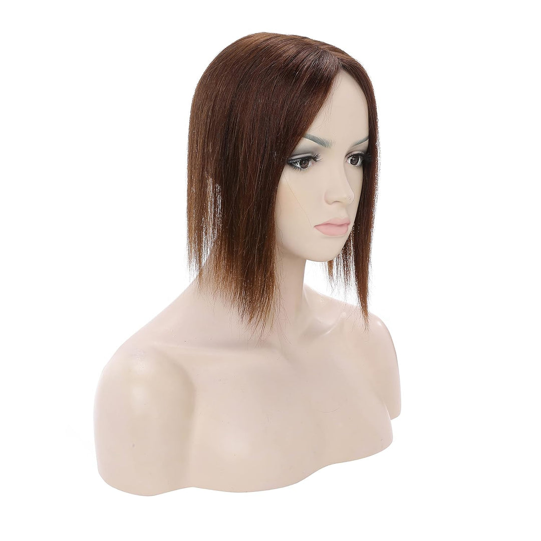 Clip in Extensions Echthaar Topper Extensions Echthaar Haarteile Echthaar Toupet für Frauen Toupee H
