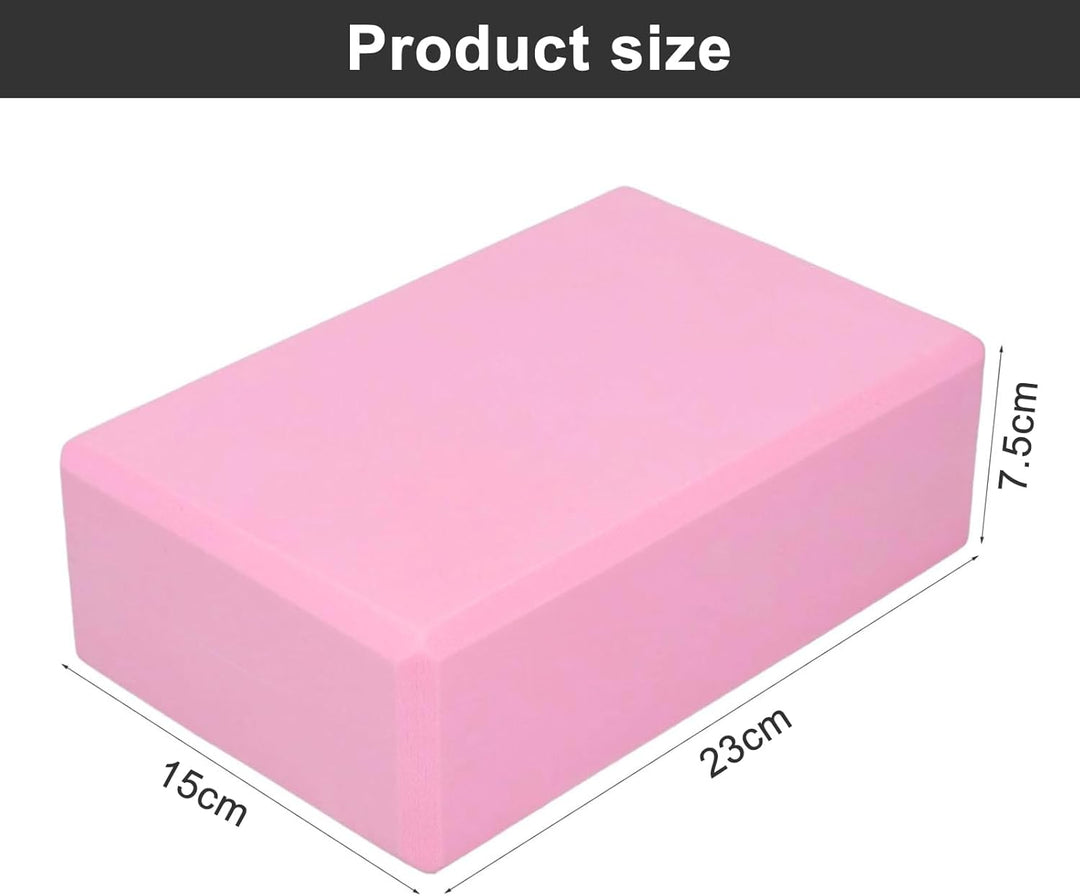 Yoga Block 2er Set, für Pilates Training, Hochwertige Blöcke, Yoga Klotz perfekt, Pilates Meditiatio