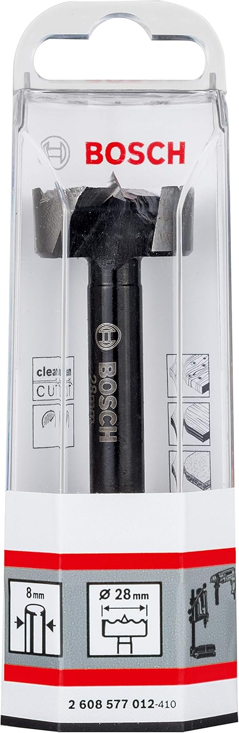 Bosch Professional Forstnerbohrer (für Holz, Ø 28 mm, Länge 90 mm, Zubehör Bohrmaschine) Ø 28 mm Alt