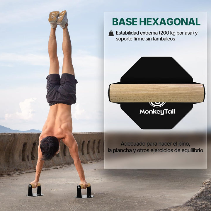 MonkeyTail Liegestützgriffe – Home Gym Ausrüstung für Push-Ups & Armmuskeltraining – Schaumgriff (Sc