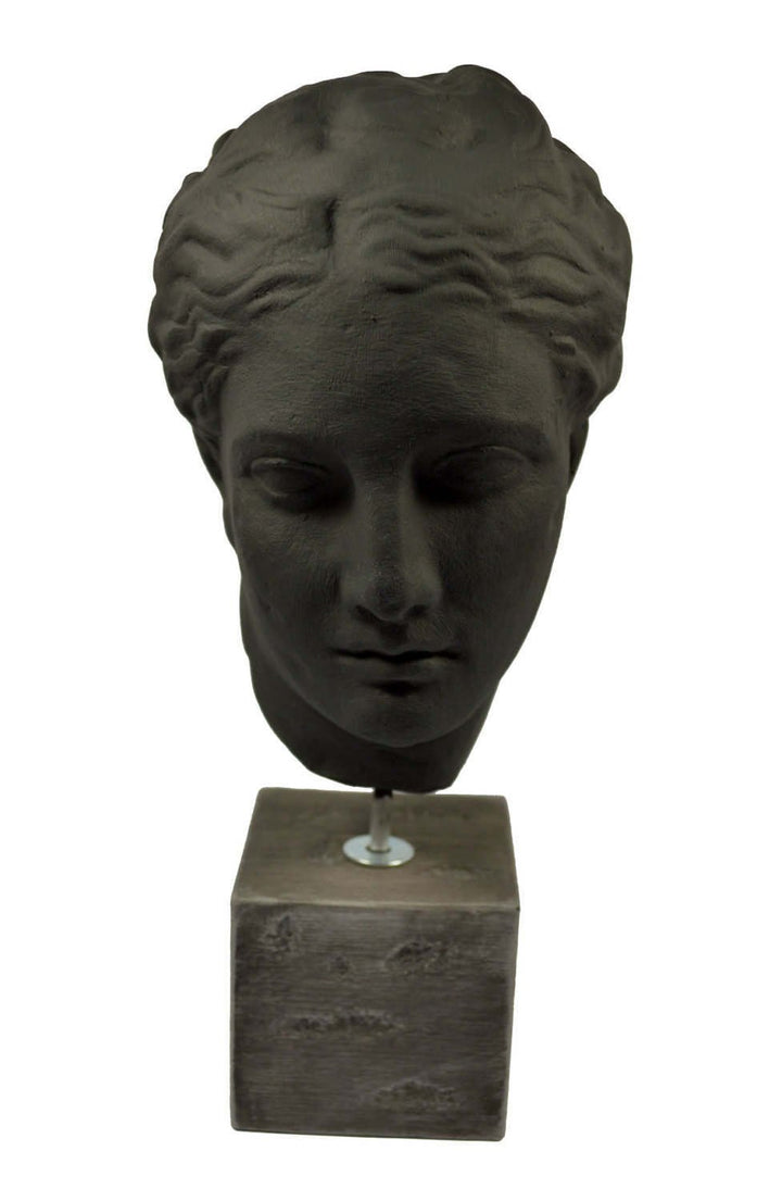 Hygeia Skulptur Antike griechische Göttin der Gesundheit Museum Reproduktion Kopf Büste