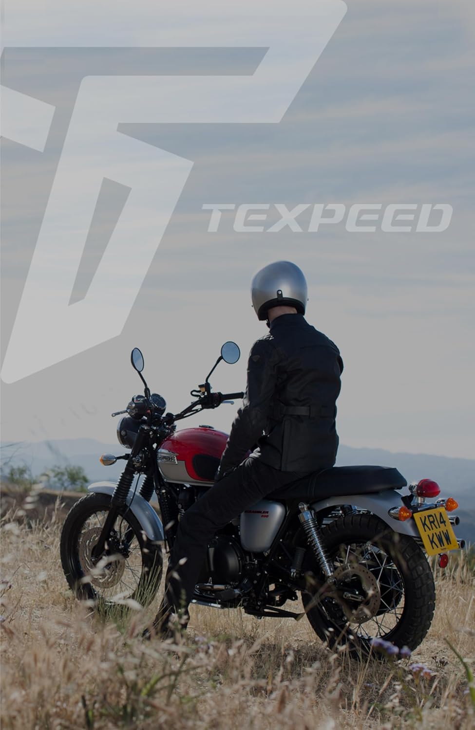 TEXPEED Marlon Brando Fransen Quasten Chopper Motorrad lederjacke herren mit protektoren - Mit Origi