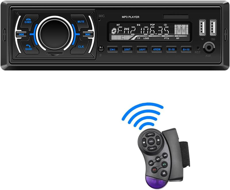 M.I.C.D3307 : DAB+ Autoradio mit Bluetooth Music Freisprecheinrichtung I FM Radio I 1A Smartphone La