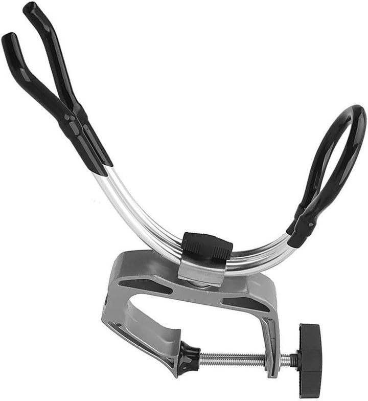 Robuste Halterung für Angelruten aus Aluminiumlegierung, verstellbare Klemme, Angelzubehör (Aluminiu