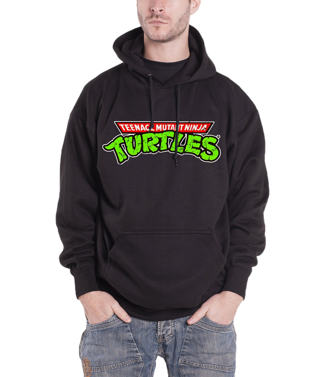 TEENAGE MUTANT NINJA Herren Kapuzenpullover S Schwarz, S Schwarz