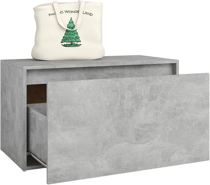 Tidyard Flurbank Sitzbank mit Schublade Sitztruhe Schuhbank Garderobenbank Truhenbank Bank mit Staur