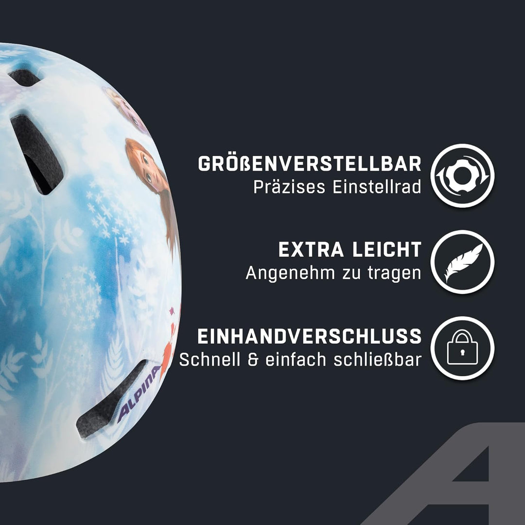 ALPINA HACKNEY DISNEY - Leichter, Bruchfester & Optimal Klimatisierter Disney Fahrradhelm Mit Nachrü