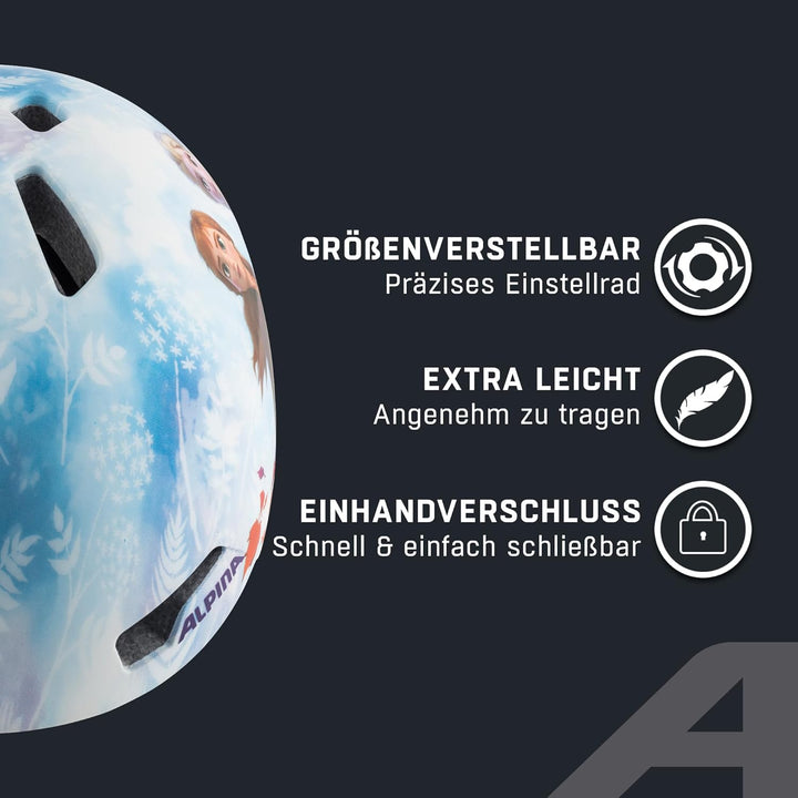 ALPINA HACKNEY DISNEY - Leichter, Bruchfester & Optimal Klimatisierter Disney Fahrradhelm Mit Nachrü