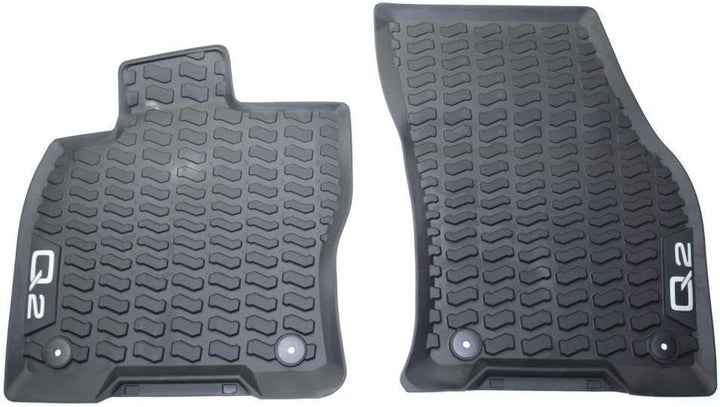 Audi 81B061501041 Original Q2 Gummi Fussmatten Allwettermatten Gummimatten, schwarz