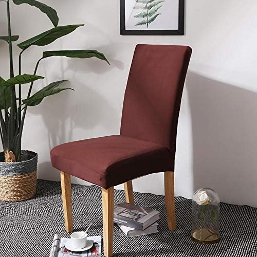 Junyito Stuhlhussen 4er 6er Elastische Set Stuhlhussen Universal Stretchhusse Stuhlbezug Stretch für