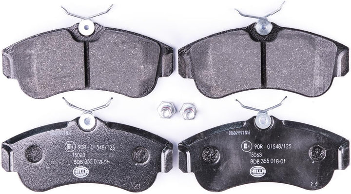 HELLA PAGID 8DB 355 018-011 Bremsbelagsatz - T5063 - Dicke/Stärke: 17.5mm - Bremssystem: Lucas - nic
