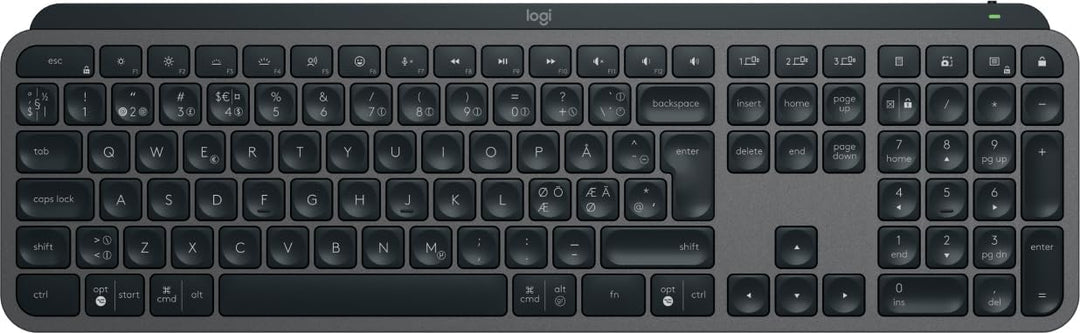 Logitech MX Keys S - Graphit, Skandinavisches QWERTY-Layout