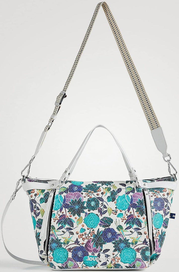 Desigual Womens BOLS_ETEREA Blue LI Hand Bag, One Size
