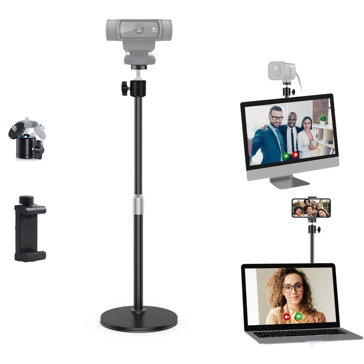 Webcam Tisch Halterung,Faltbar Halter für Logitech Streamcam Brio c925 C922 C930 C920 C615,kompatibe