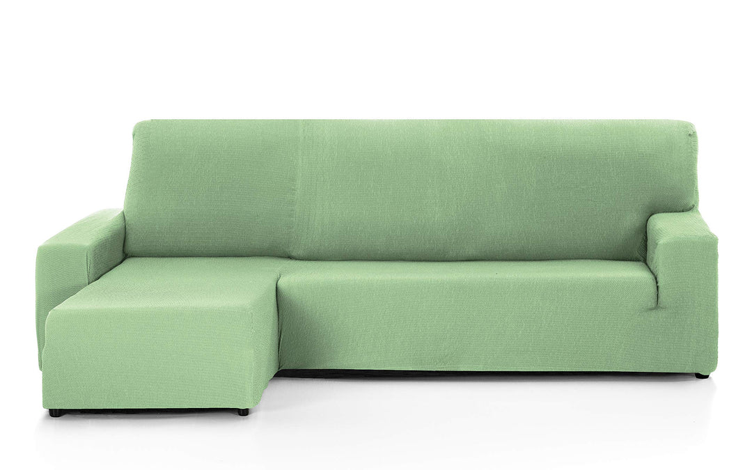 Martina Home - Bezug für Chaise Longue, Modell Túnez, Moosgrün, kurzes Eckteil Links kurzer linker A