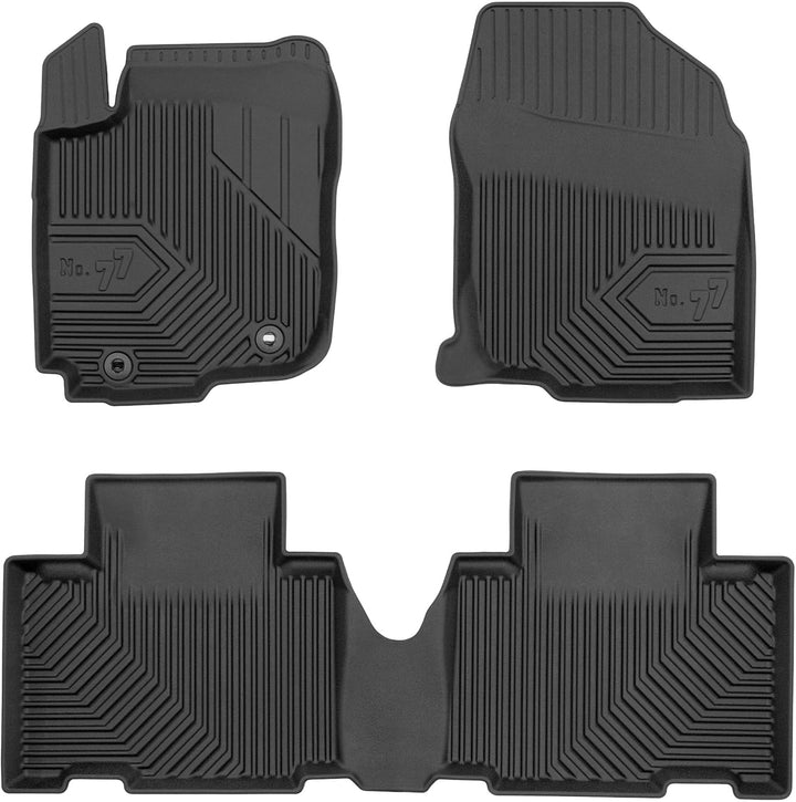 SMK Gummimatten Auto fussmatten Satz für Toyota RAV4 IV 2013-2019 Erleben Sie einen neuen Standard d