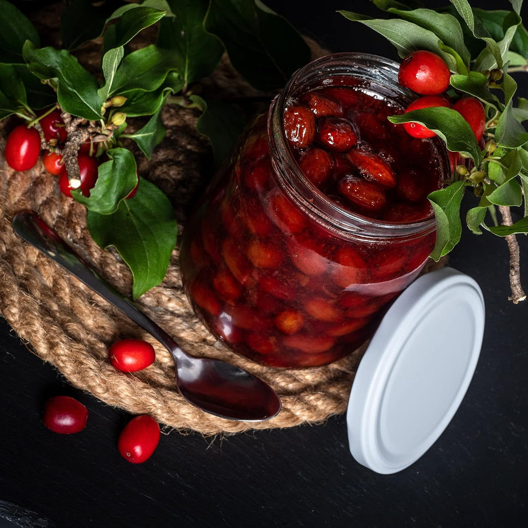 KADAX Einmachgläser 540ml TO82, Sturzgläser Mason Jar mit Schraubdeckel, Luftdichte Twist-off Gläser
