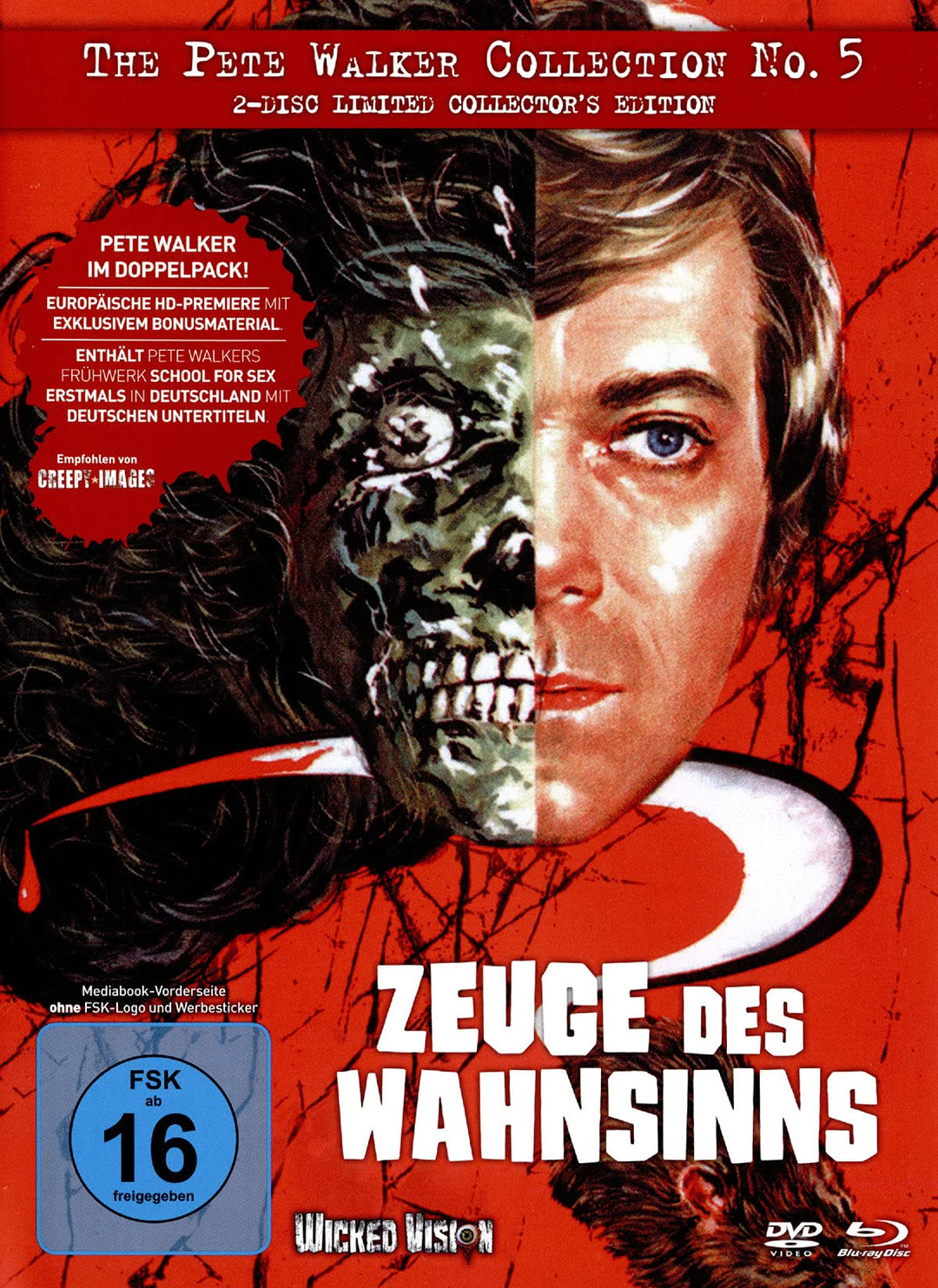 Zeuge des Wahnsinns - Mediabook - 2-Disc Limited Pete Walker Collection Nr. 05 auf 333 Stück - Cover