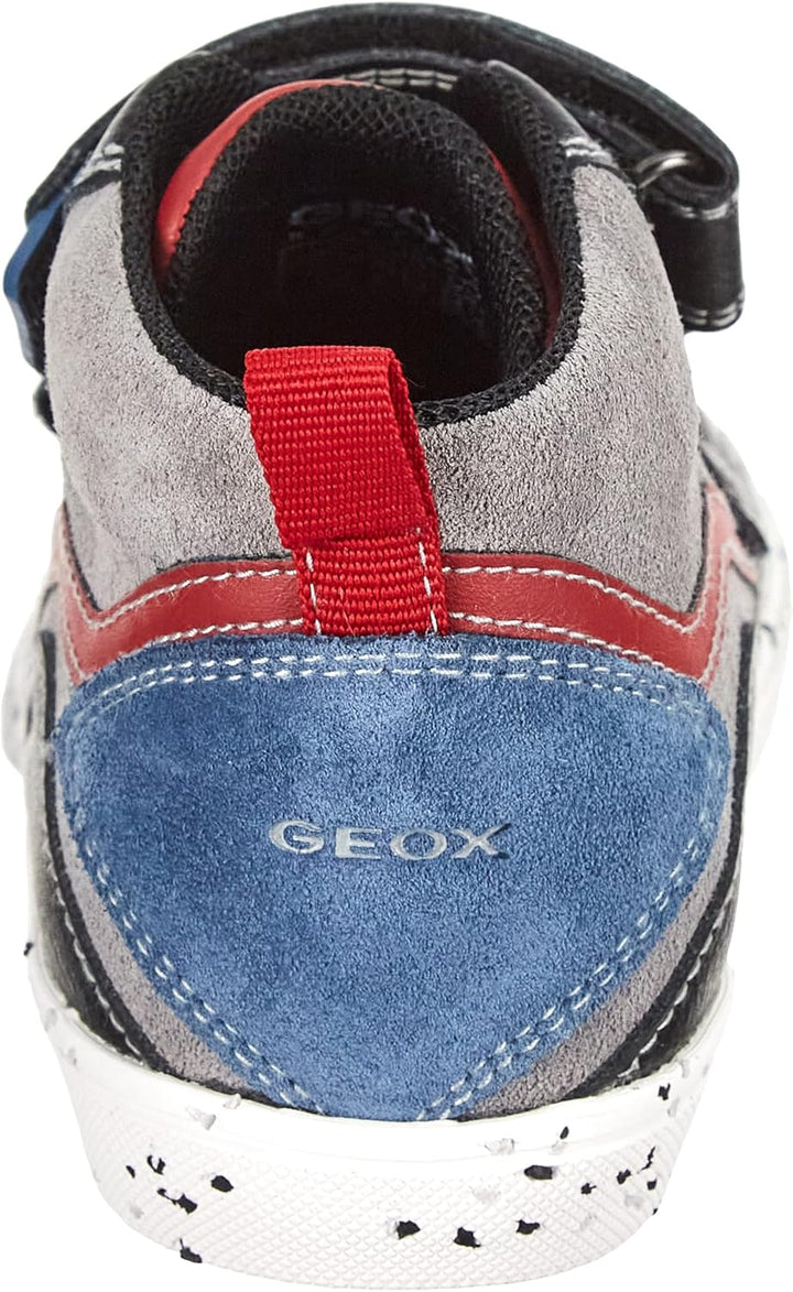 Geox Baby-Jungen B Kilwi Boy C' Sneaker, 22 EU Black Dk Red