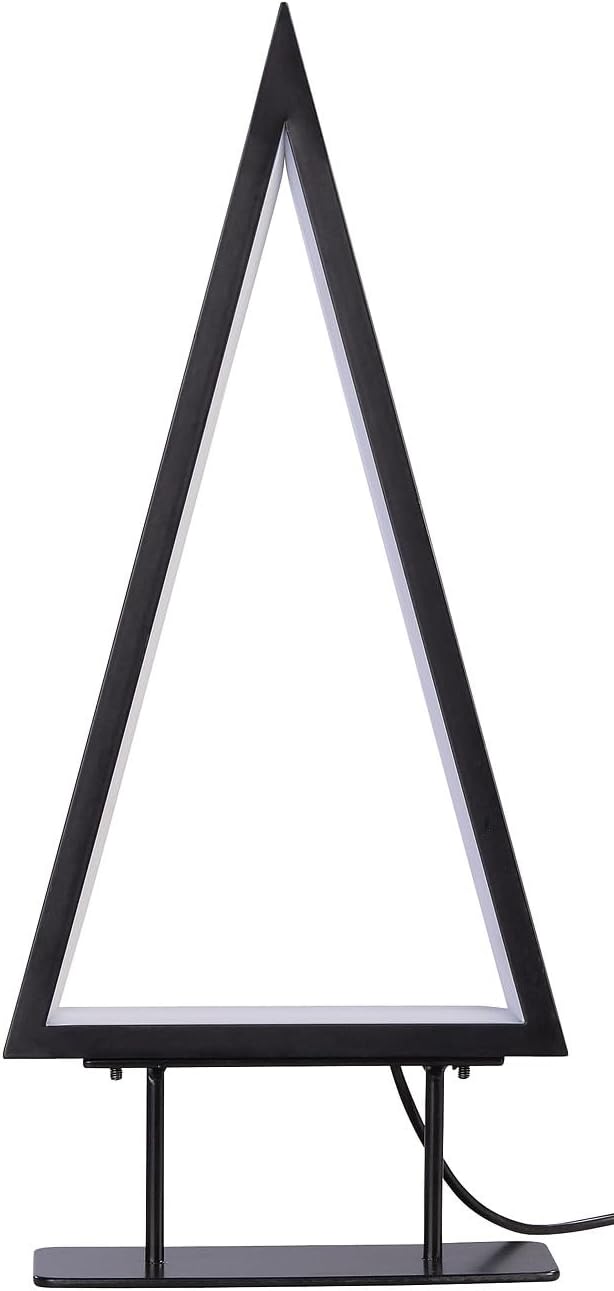 Carlo Milano LED Licht: Design-Metall-Weihnachtsbaum, 67 LEDs, 36 cm Höhe, 2 m USB-Stromkabel (Weihn