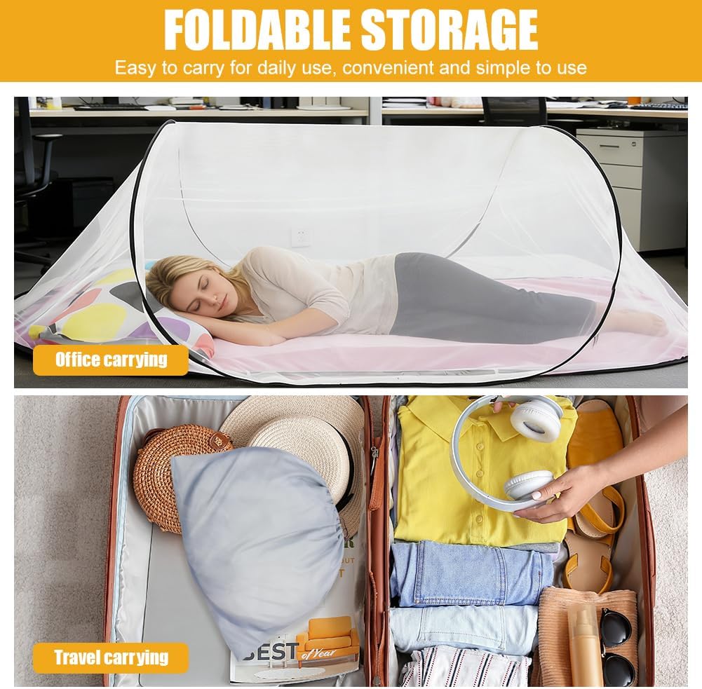Faltbares Moskitonetz, Moskitonetz Pop Up, Moskitonetzs Reise, Moskitonetzs Bett, 200 x 80 x 56 cm,