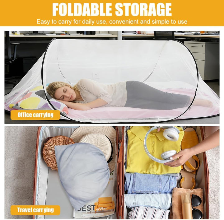 Faltbares Moskitonetz, Moskitonetz Pop Up, Moskitonetzs Reise, Moskitonetzs Bett, 200 x 80 x 56 cm,