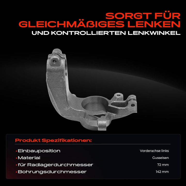Achsschenkel Radaufhängun Vorne Links für Megane II BM0/1 CM0/1 KM0/1 LM0/1 EM0/1 2003-2019 82002970