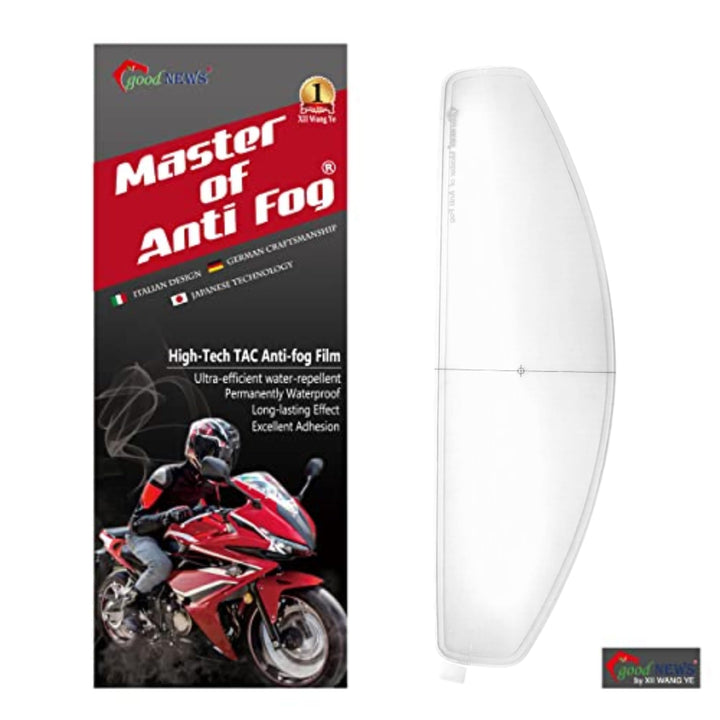 XII WY Motorradhelm-Antibeschlagfolie transparent, Motorradhelm-Visier, universeller Visierschutz, A