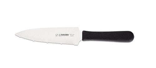 Giesser Tortenmesser gezahnt 16 cm, schwarzer Griff,Das klassische Messer zum Schneiden und Serviere