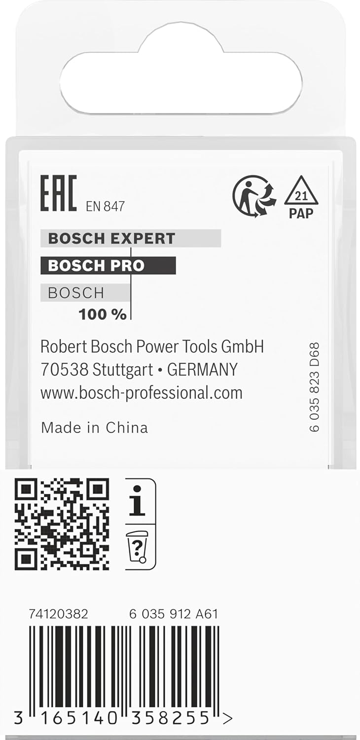 Bosch 1x PRO Hohlkehlfräser (für Weichholz, Hartholz, Ø 32,7 mm, Professional Zubehör Handfräse, Kan