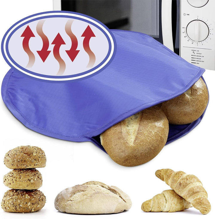 Maximex Mikrowellen-Aufwärmkissen, Brötchen und Croissants aufbacken, in der Mikrowelle anzuwenden,