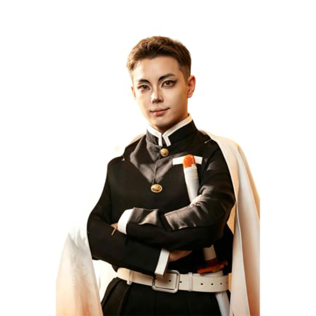 CR ROLECOS Kanroji Mitsuri kimono Cosplay Kostüm Tomioka Giyuu Vollständiger Satz Kostüm Anime Hallo