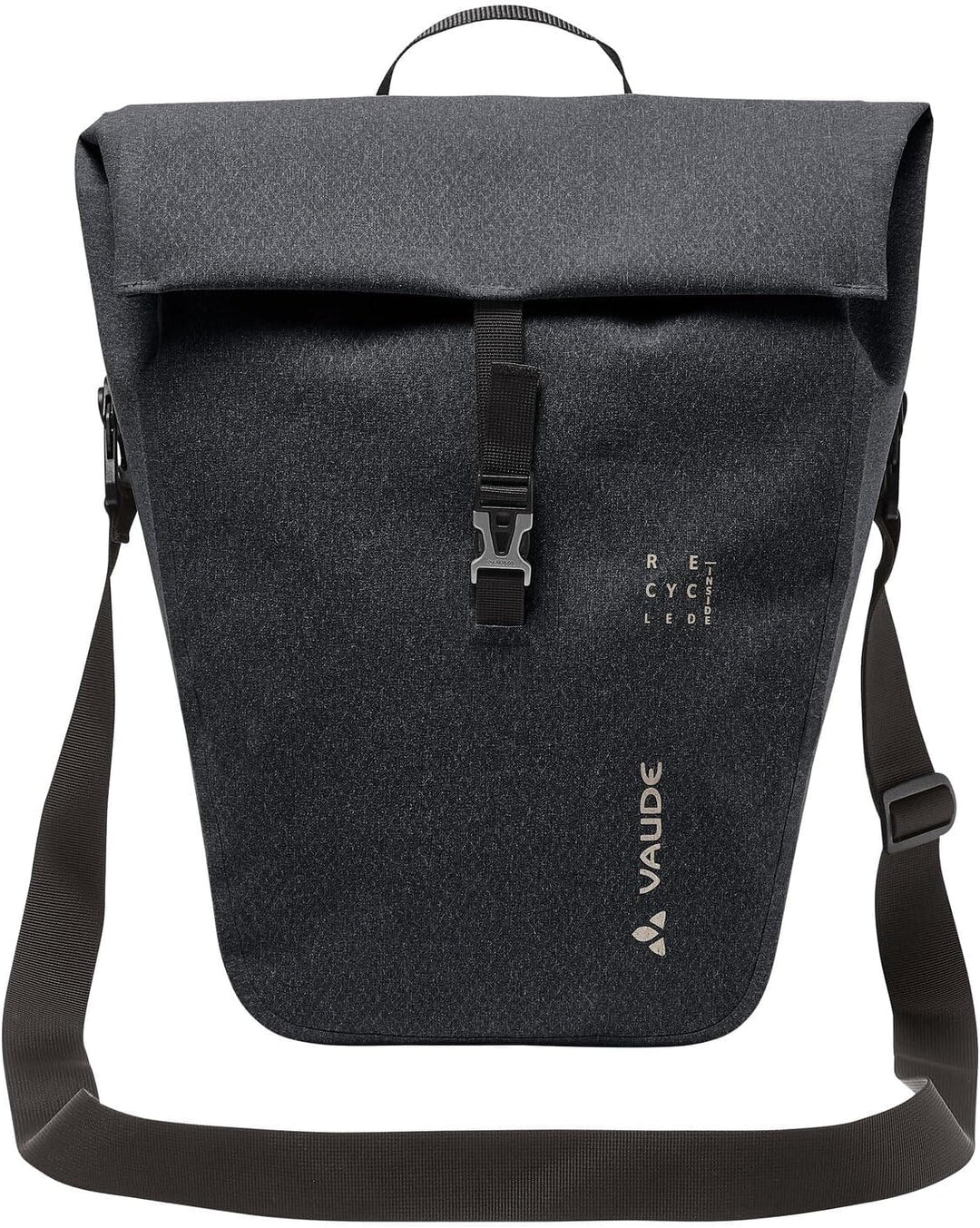 VAUDE ReCycle Commute Single - Fahrradtasche - 1 Hinterradtasche (20 Liter) - wasserdicht - Made in