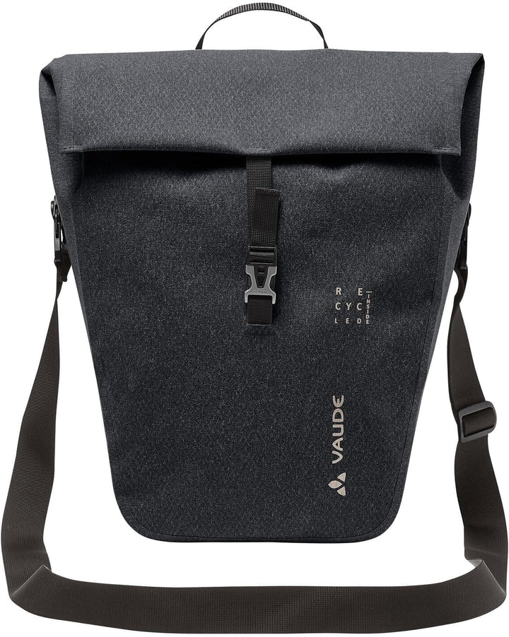 VAUDE ReCycle Commute Single - Fahrradtasche - 1 Hinterradtasche (20 Liter) - wasserdicht - Made in
