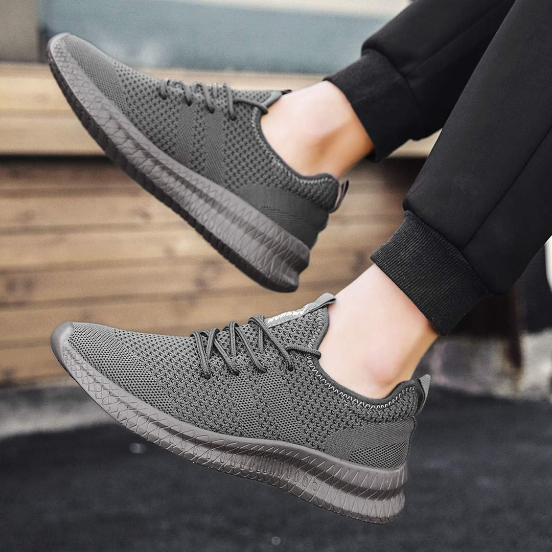CAIQDM Schuhe Herren Laufschuhe Sneaker Outdoor Sportschuhe Turnschuhe Männer Joggingschuhe Atmungsa