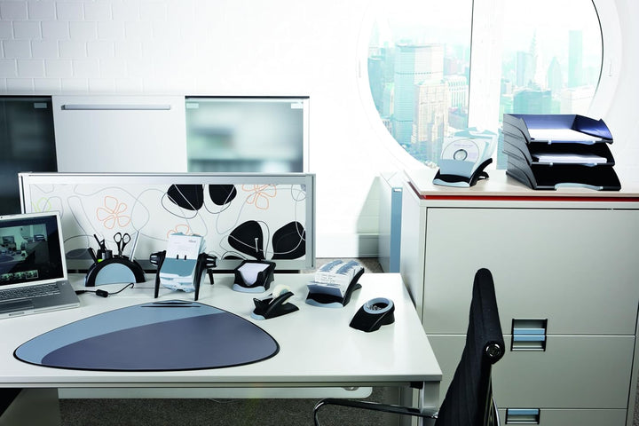 Durable Rollkartei Visifix Flip Vegas, für 400 Visitenkarten, Register A-Z, schwarz, 241701 Visitenk