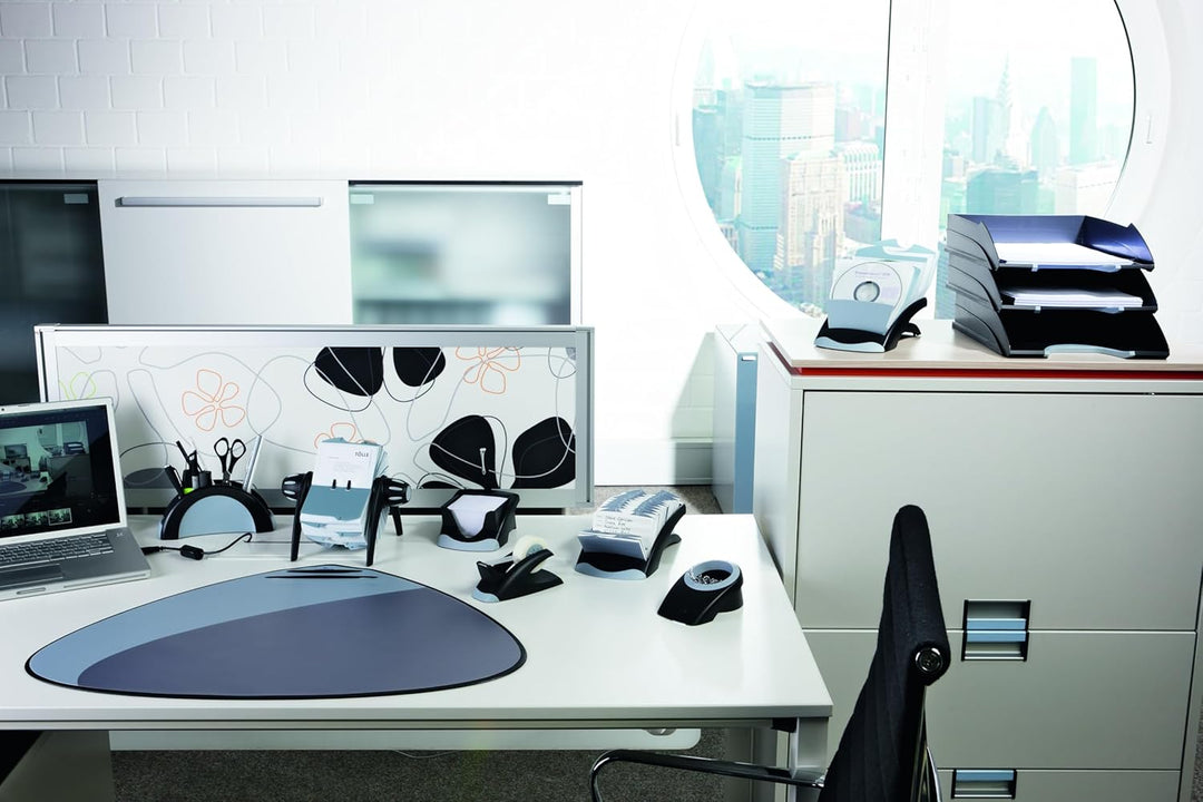 Durable Rollkartei Visifix Flip Vegas, für 400 Visitenkarten, Register A-Z, schwarz, 241701 Visitenk