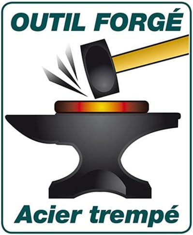 leborgne 058208 Kreuzhacke de cantonnier DOUILLE rund 2 kg mit Griff novamax