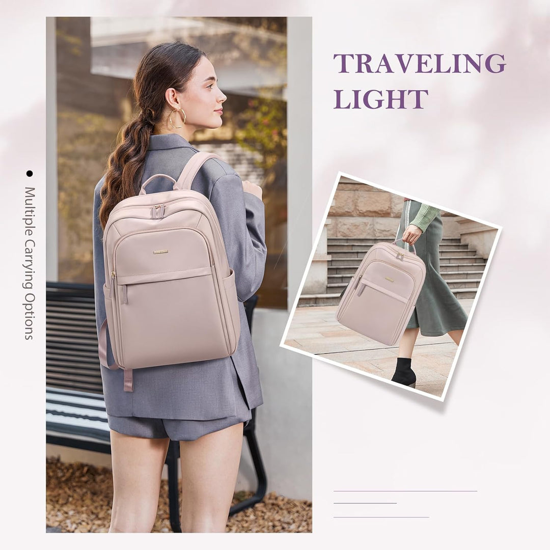 Rucksack Damen für Schule, Laptop Rucksack 16 Zoll, Gross Schultasche Arbeitstasche Lehrertasche Bac