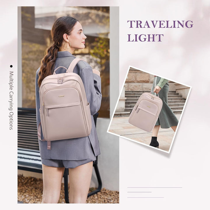 Rucksack Damen für Schule, Laptop Rucksack 16 Zoll, Gross Schultasche Arbeitstasche Lehrertasche Bac
