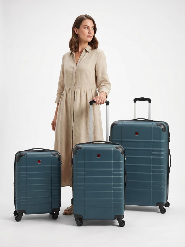 WENGER Koffer-Set 3-teilig für Damen und Herren | Reise-Trolleys 51 x 30 x 75 cm aus hochwertigem, s