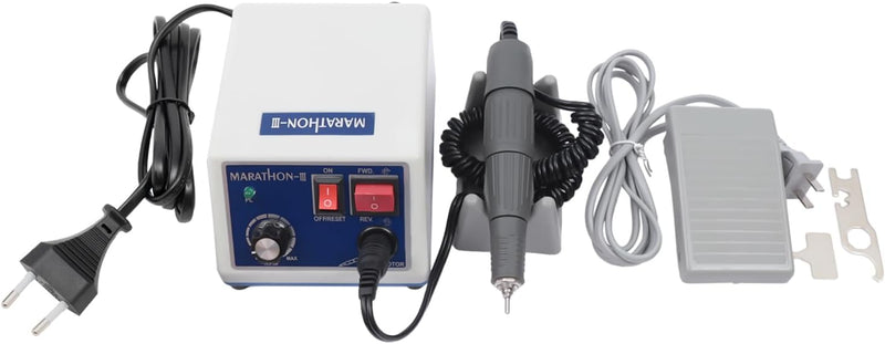 BAOCHADA Labor Mikromotor Elektro-Mikromotor 0-35,000rpm Micromotor mit Handstück Mikromotor Elektro