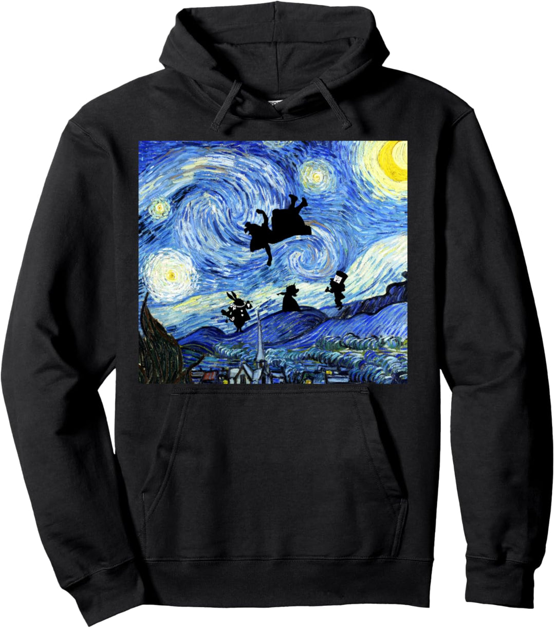 Falling Into Wonderland Starry Night Pullover Hoodie