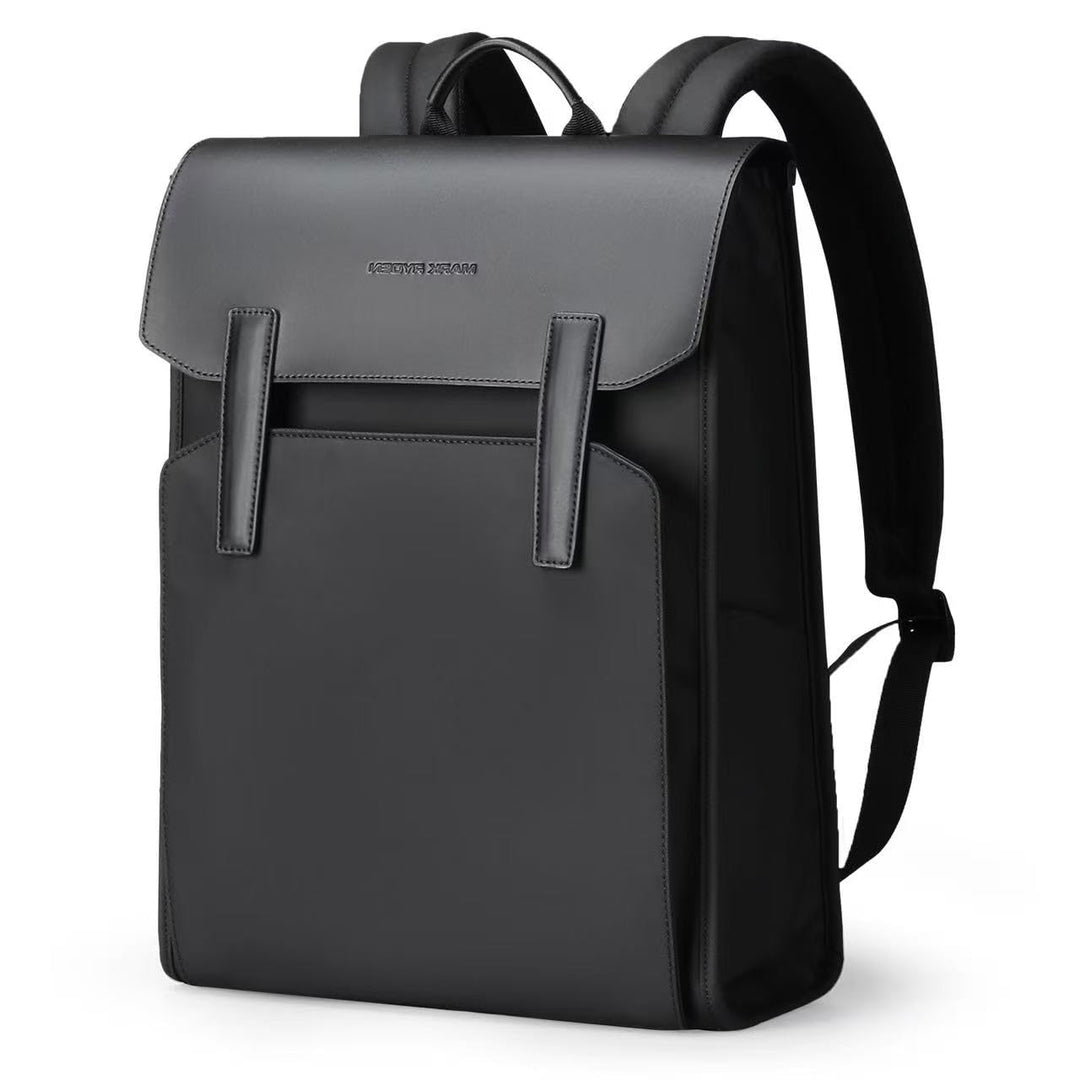 MARK RYDEN Leicht 15,6 Zoll Laptop Rucksack Herren, Water-Resistant Leder Business Rucksack, Multifu