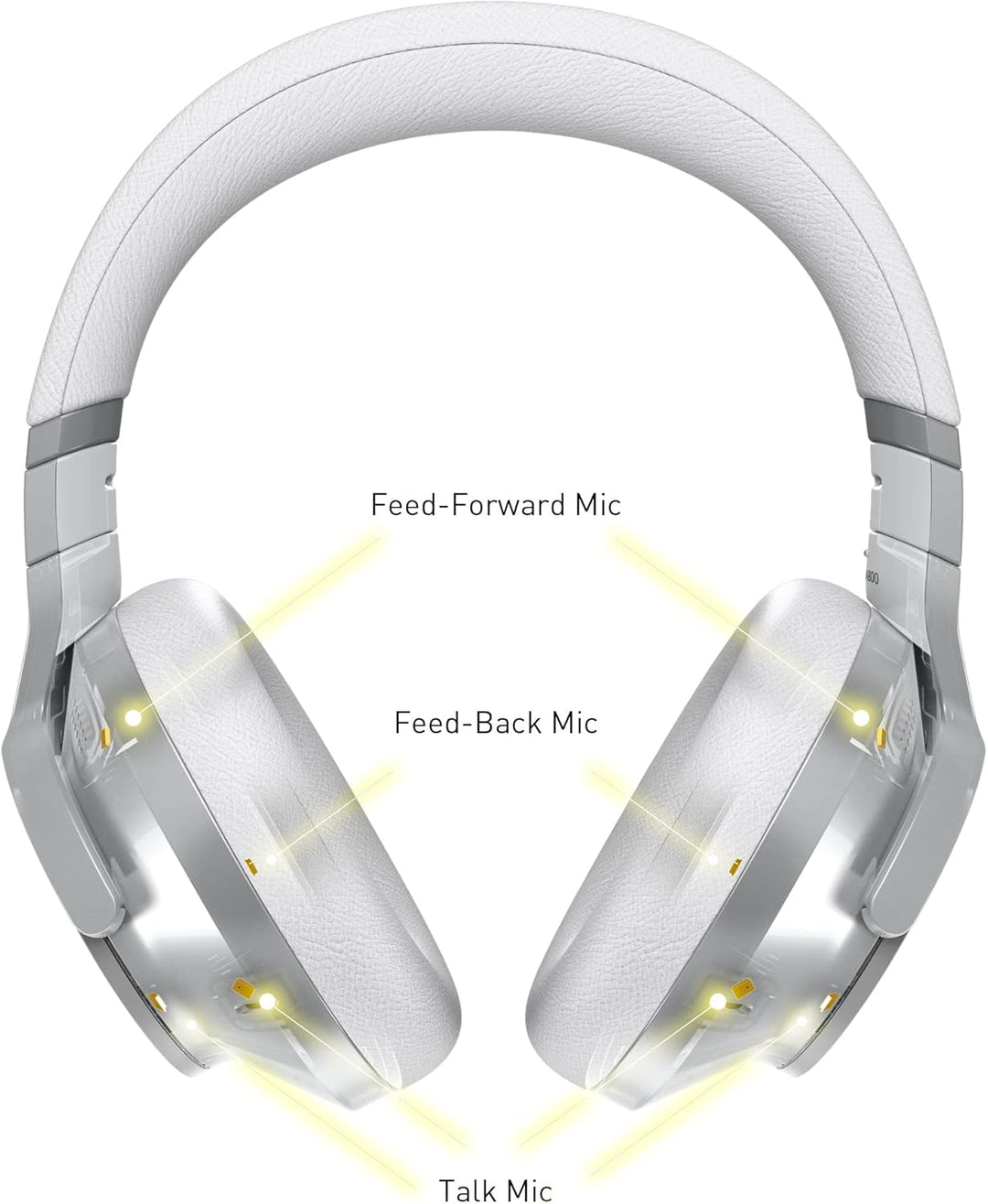 Technics EAH-A800E-S Bluetooth Kopfhörer, Over-Ear mit Noise Cancelling und Mikrofon, einfache Verbi